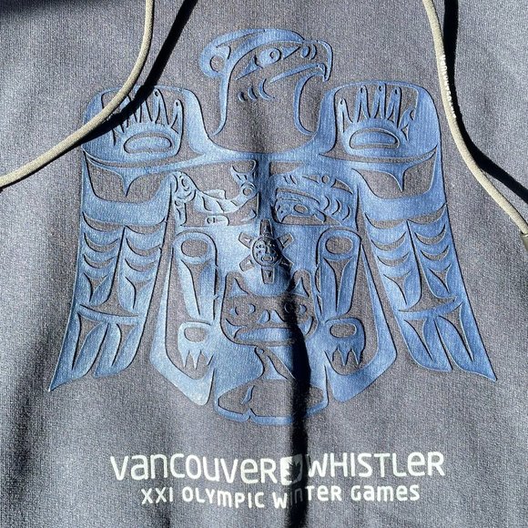 Vancouver 2010 Olympics Hoodie, Size L, Navy Blue, Classic - Picture 4 of 11